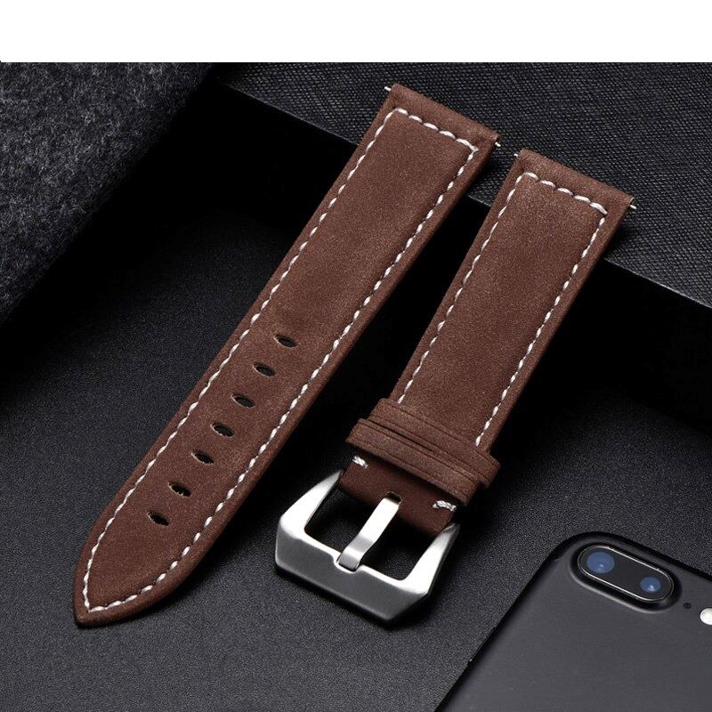 Universal Handmade Retro Leather Watch Straps - Compatible with most models - Image 12