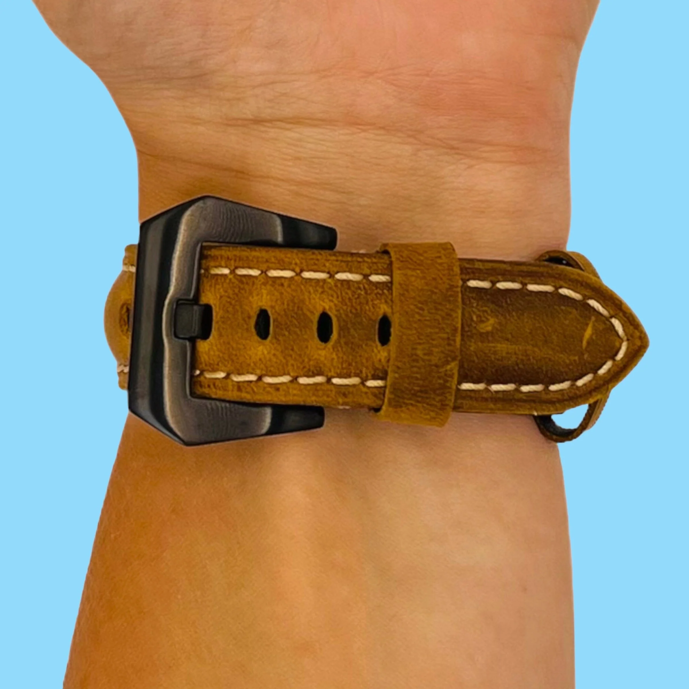 Universal Handmade Retro Leather Watch Straps - Compatible with most models - Image 14