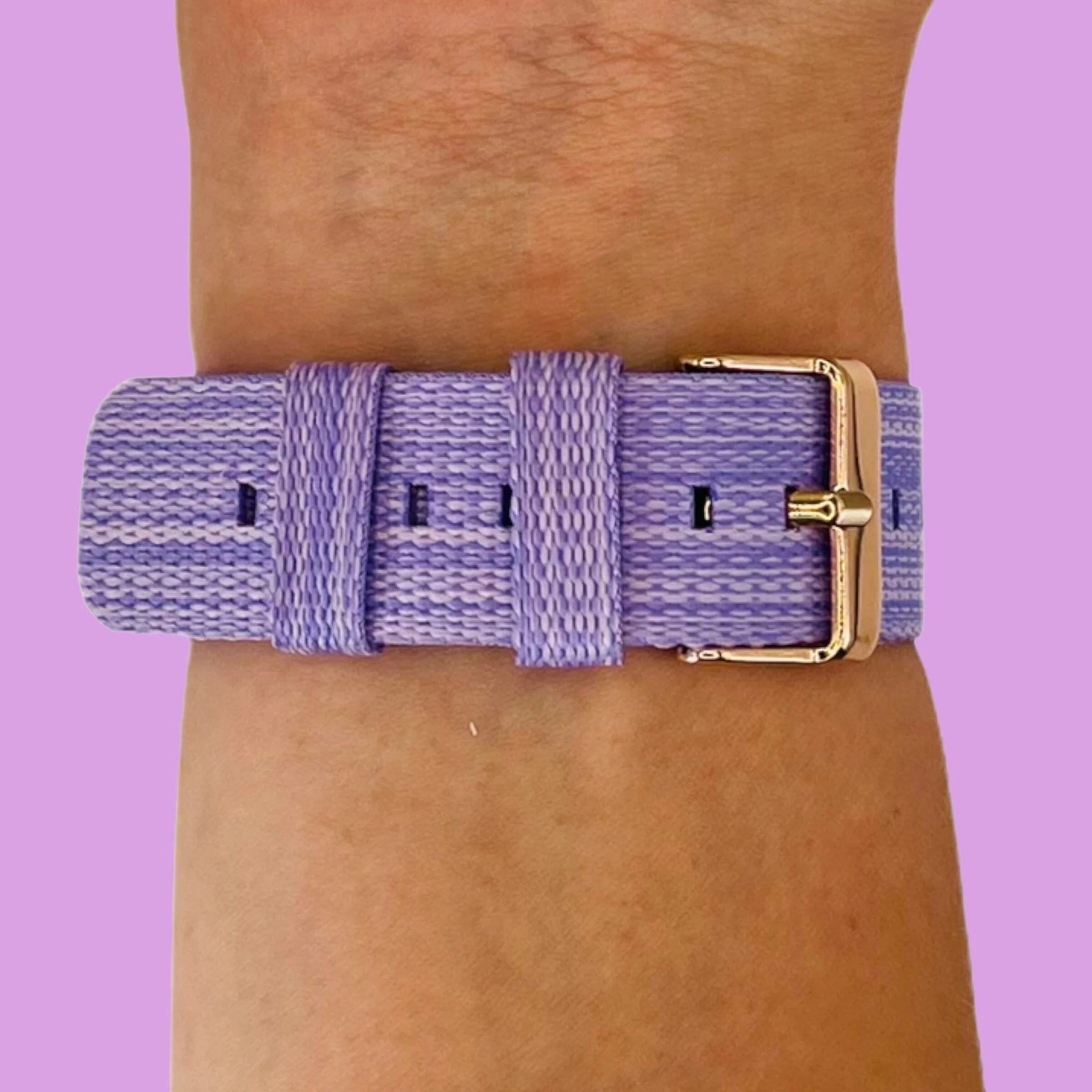 Replacement Canvas Watch Strap compatible with the Fitbit Versa, Versa Lite & Versa 2 - Image 14