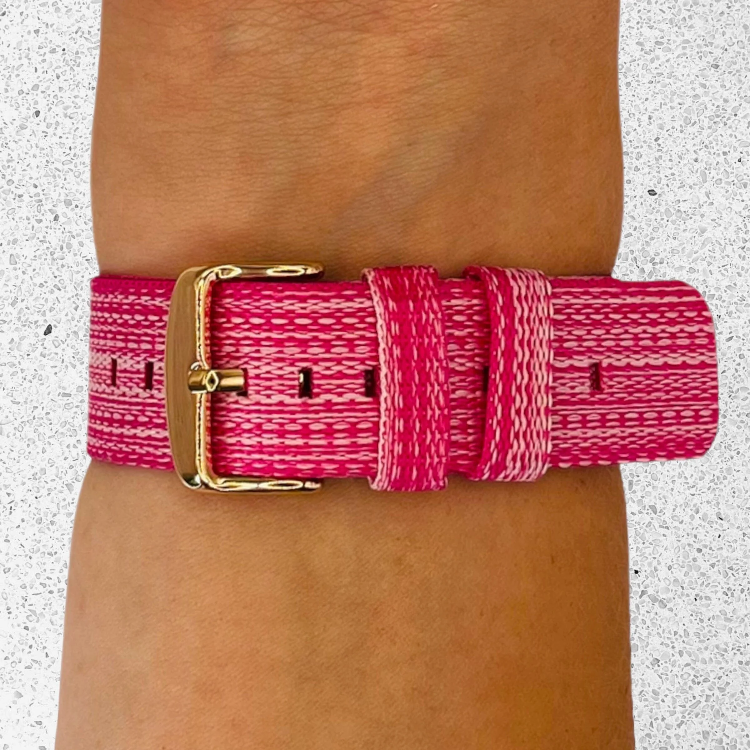 Replacement Canvas Watch Strap compatible with the Fitbit Versa, Versa Lite & Versa 2 - Image 17