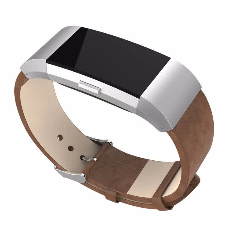 Replacement Leather Watch Bands compatible with the Fitbit Charge 2 - Image 5