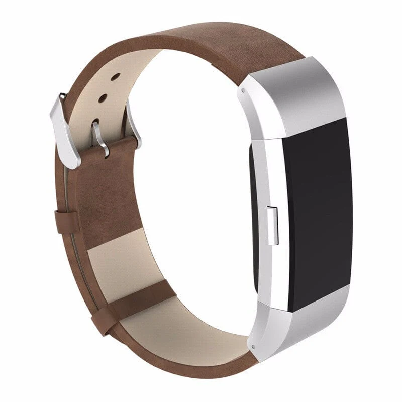 Replacement Leather Watch Bands compatible with the Fitbit Charge 2 - Image 6