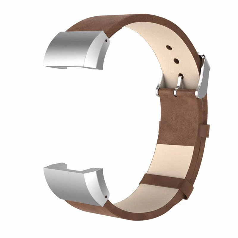 Replacement Leather Watch Bands compatible with the Fitbit Charge 2 - Image 7
