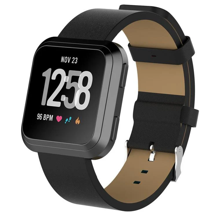 Replacement Leather Watch Band Compatible with the Fitbit Versa - Image 13