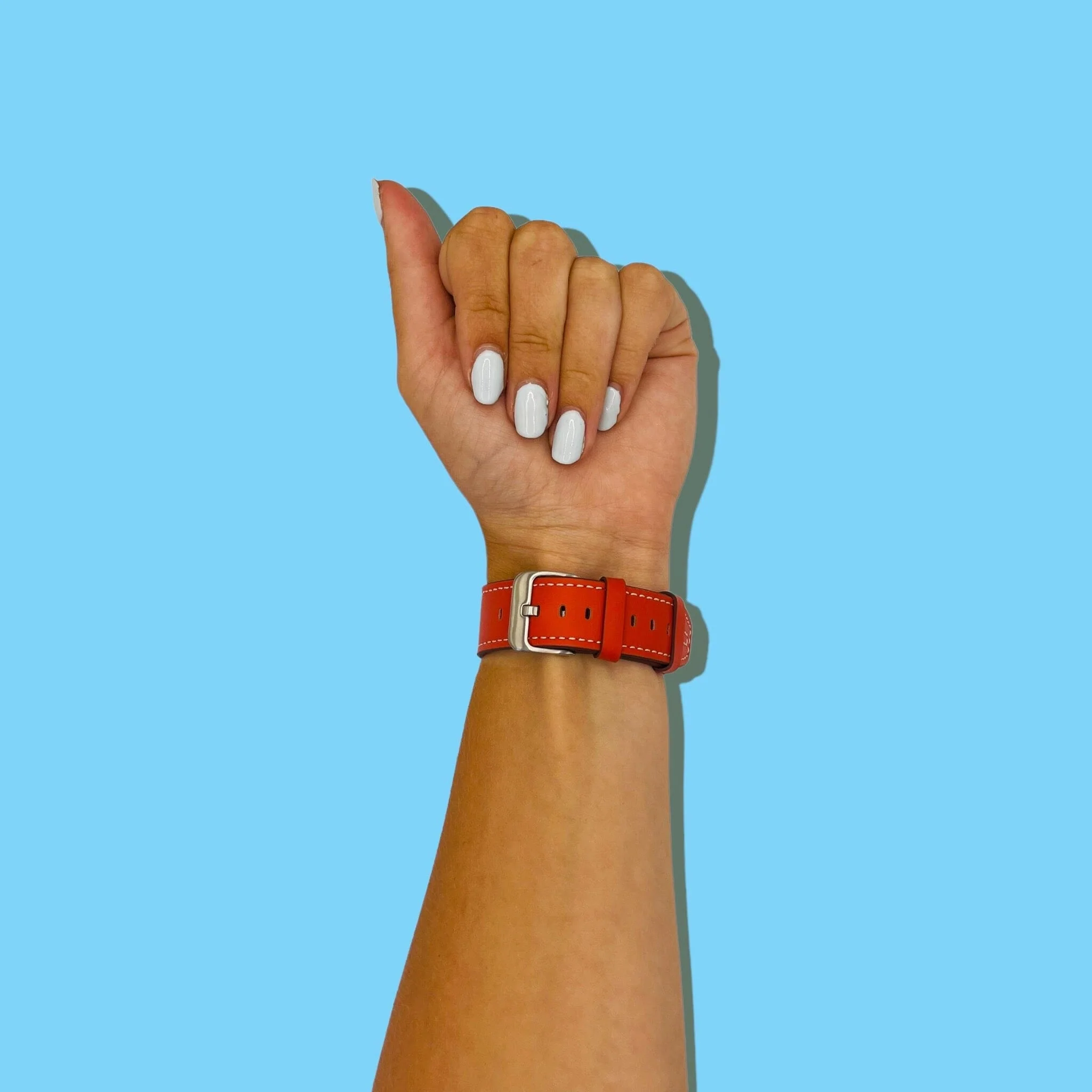 Replacement Leather Watch Straps Compatible with the Fitbit Charge 3 - Image 14