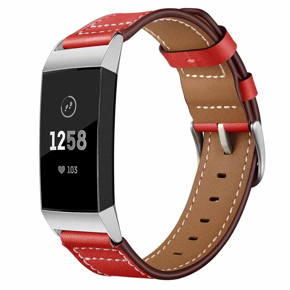 Replacement Leather Watch Straps Compatible with the Fitbit Charge 3 - Image 3