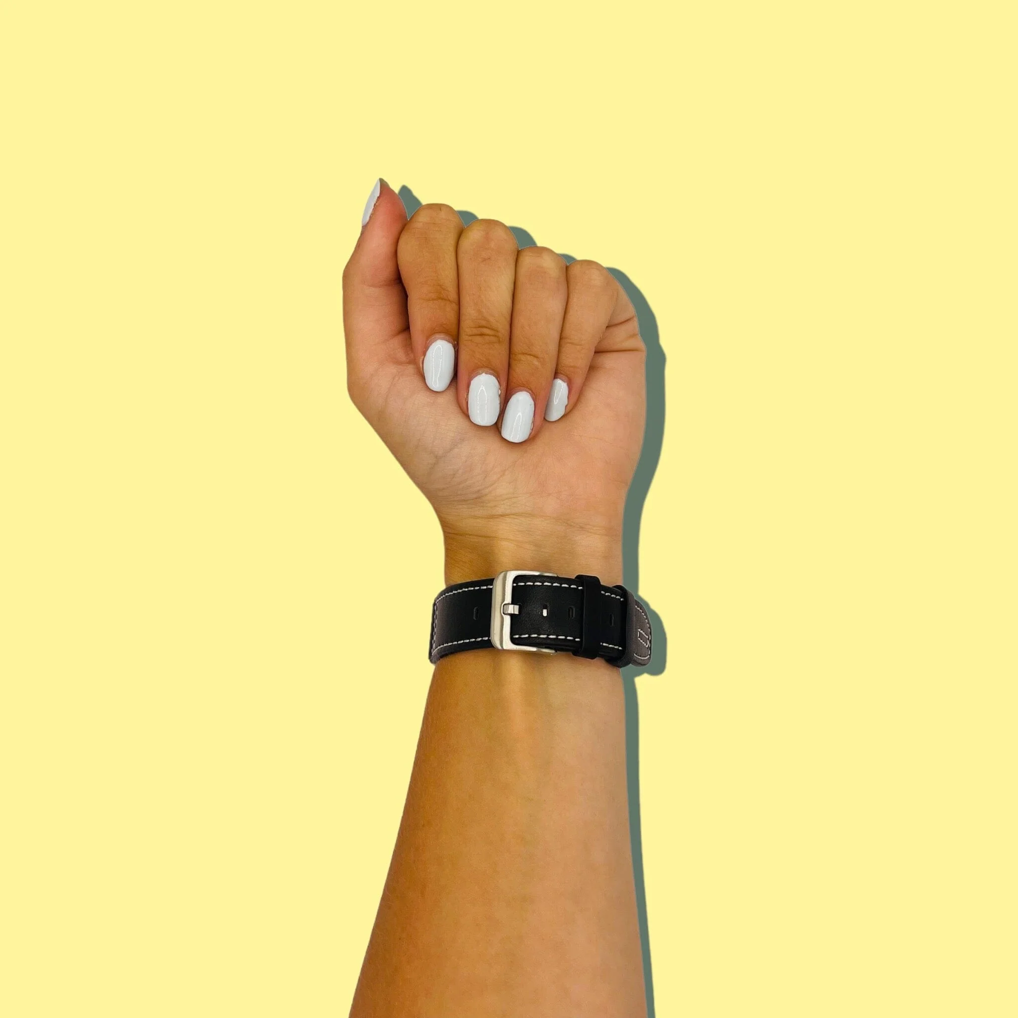 Replacement Leather Watch Straps Compatible with the Fitbit Charge 3 - Image 5
