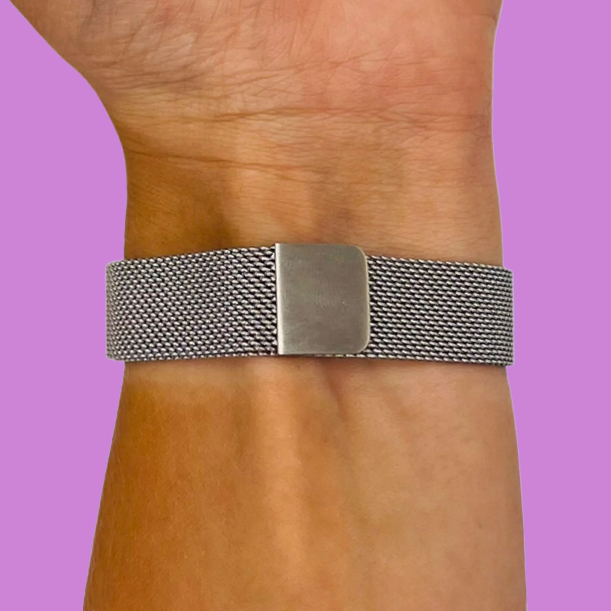 Replacement Milanese Magnetic Watch Bands compatible with the Fitbit Versa - Image 8