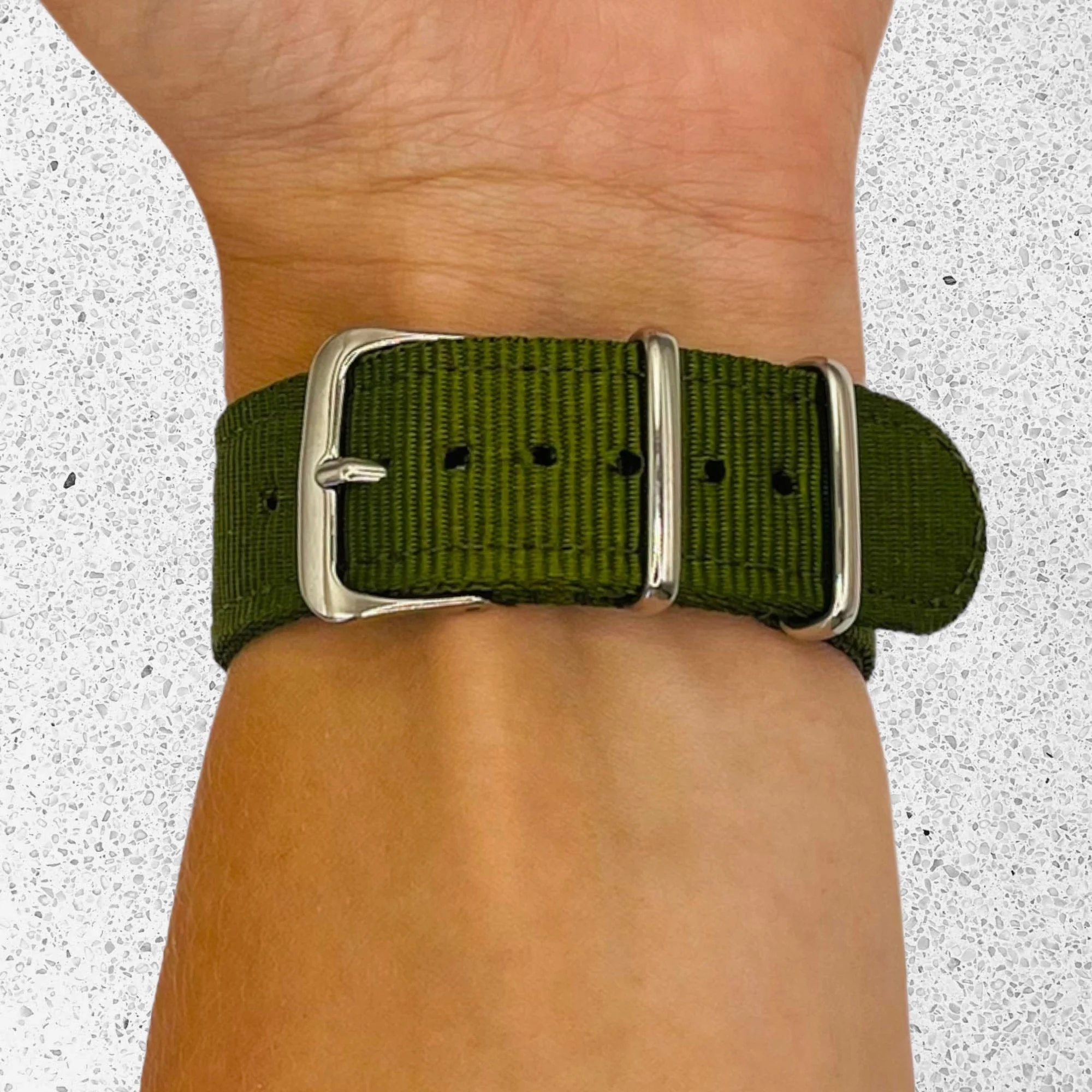 Nato Nylon Watch Straps Compatible with the Samsung Galaxy Watch 42mm - Image 25