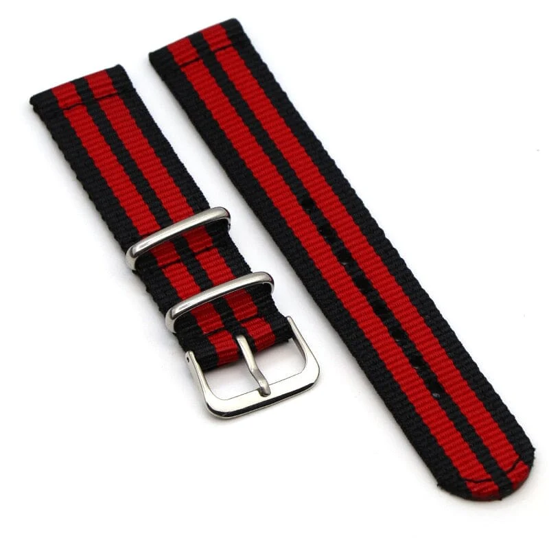 Nato Nylon Watch Straps Compatible with the Samsung Galaxy Watch 42mm - Image 7