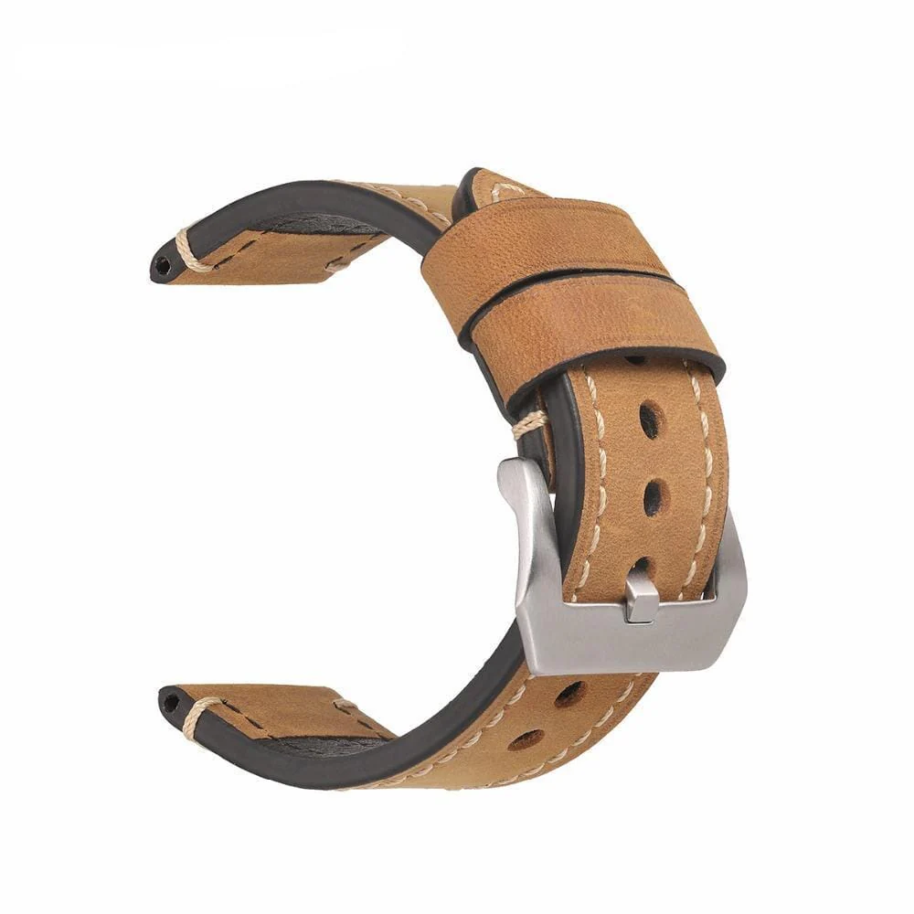 Universal Handmade Retro Leather Watch Straps - Compatible with most models - Image 6