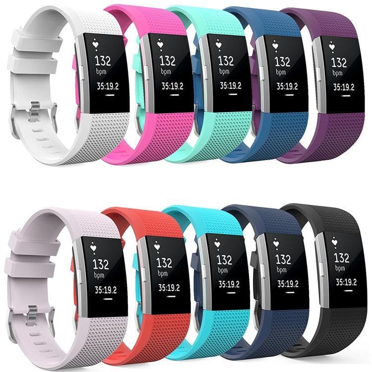 Replacement Silicone Watch Bands Compatible with the Fitbit Charge 2 - Image 3