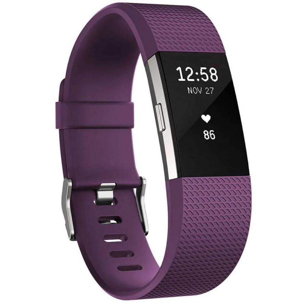 Replacement Silicone Watch Bands Compatible with the Fitbit Charge 2 - Image 6
