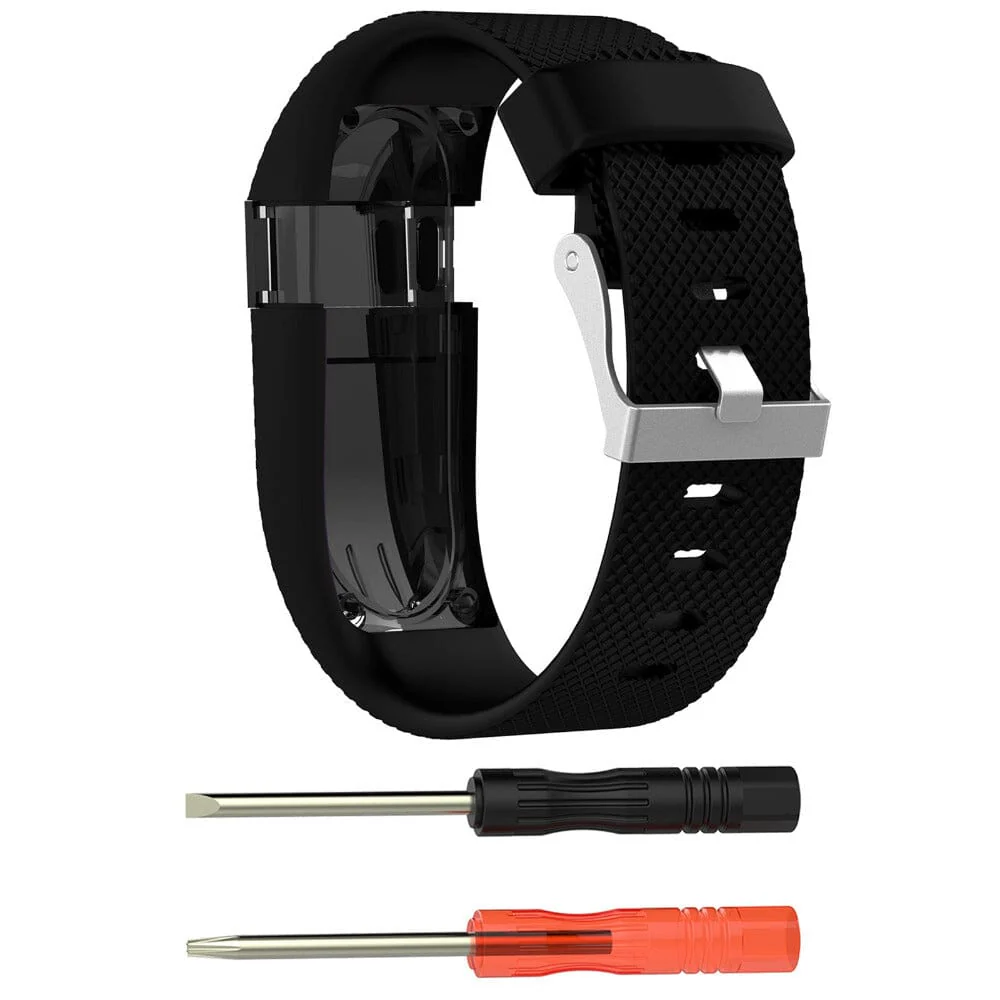 Replacement Silicone Watch Strap compatible with the Fitbit Charge HR - Image 4