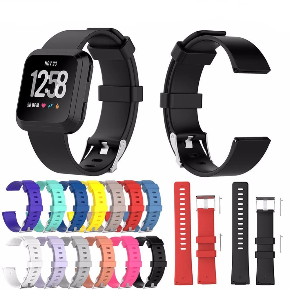 Replacement Silicone Watch Strap Compatible with the Fitbit Versa - Image 3