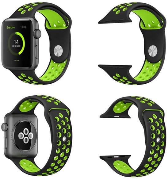 Apple Watch Silicone Sports Watch Straps Replacement Bands - Image 34