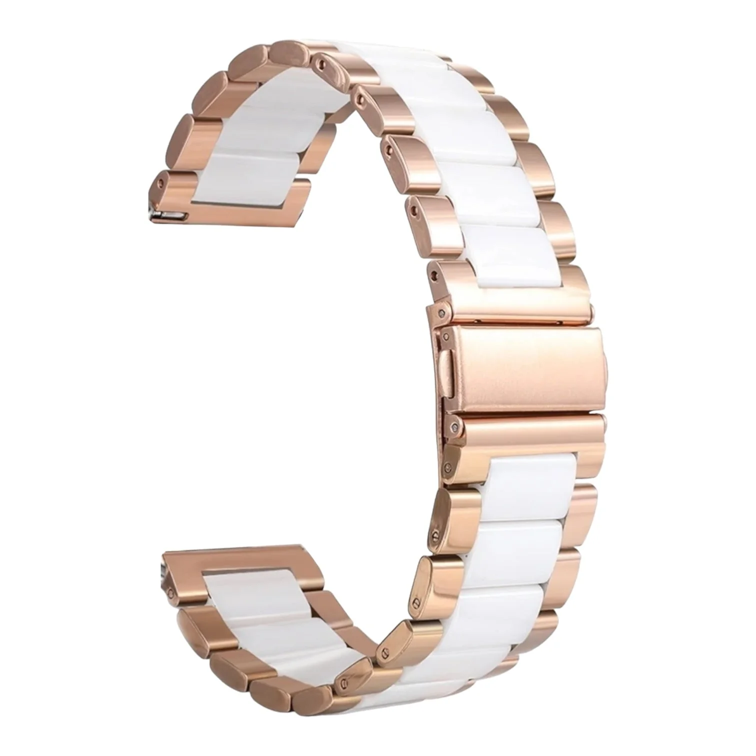 Universal Replacement Stainless Steel Link Metal Watch Straps - Image 18