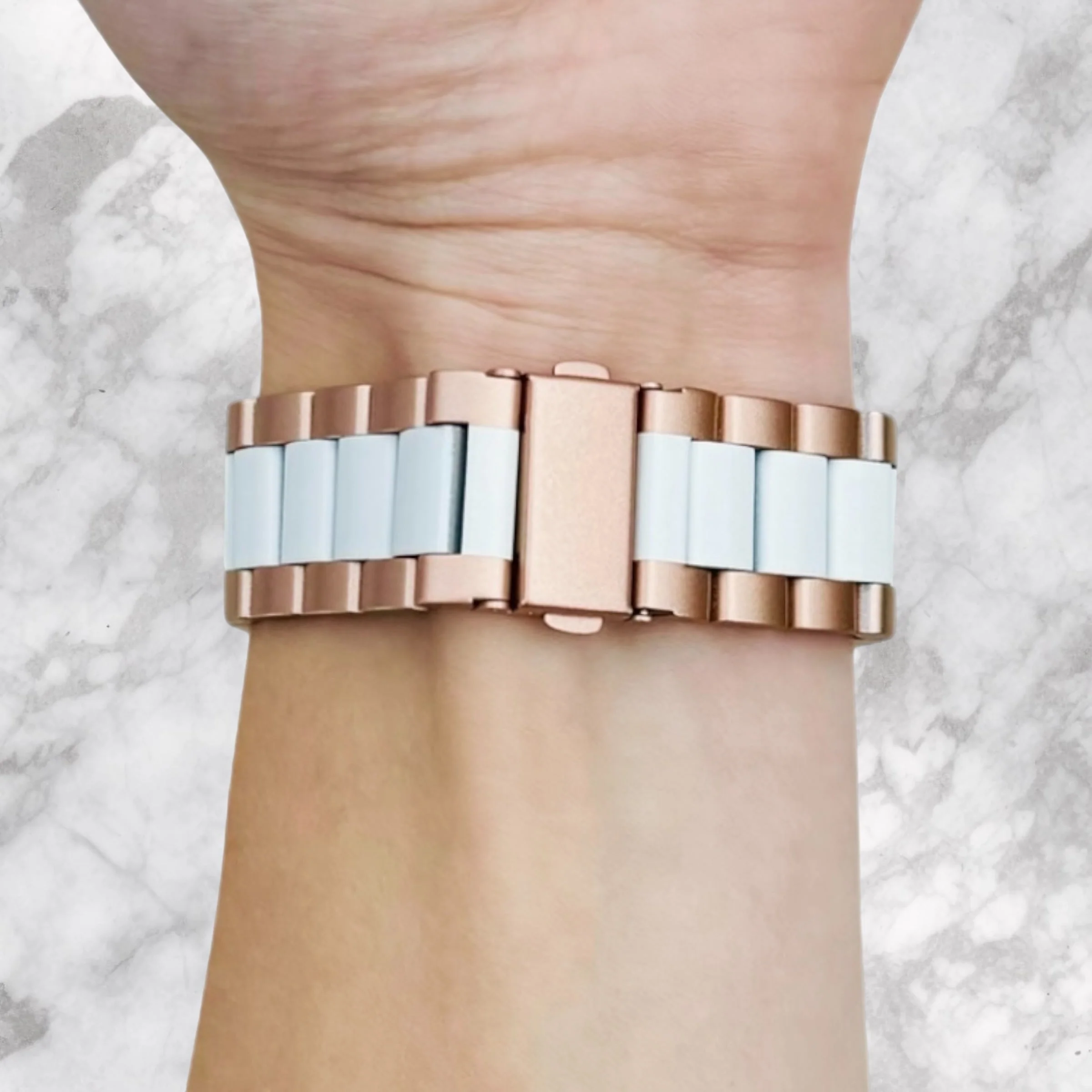 Universal Replacement Stainless Steel Link Metal Watch Straps - Image 46
