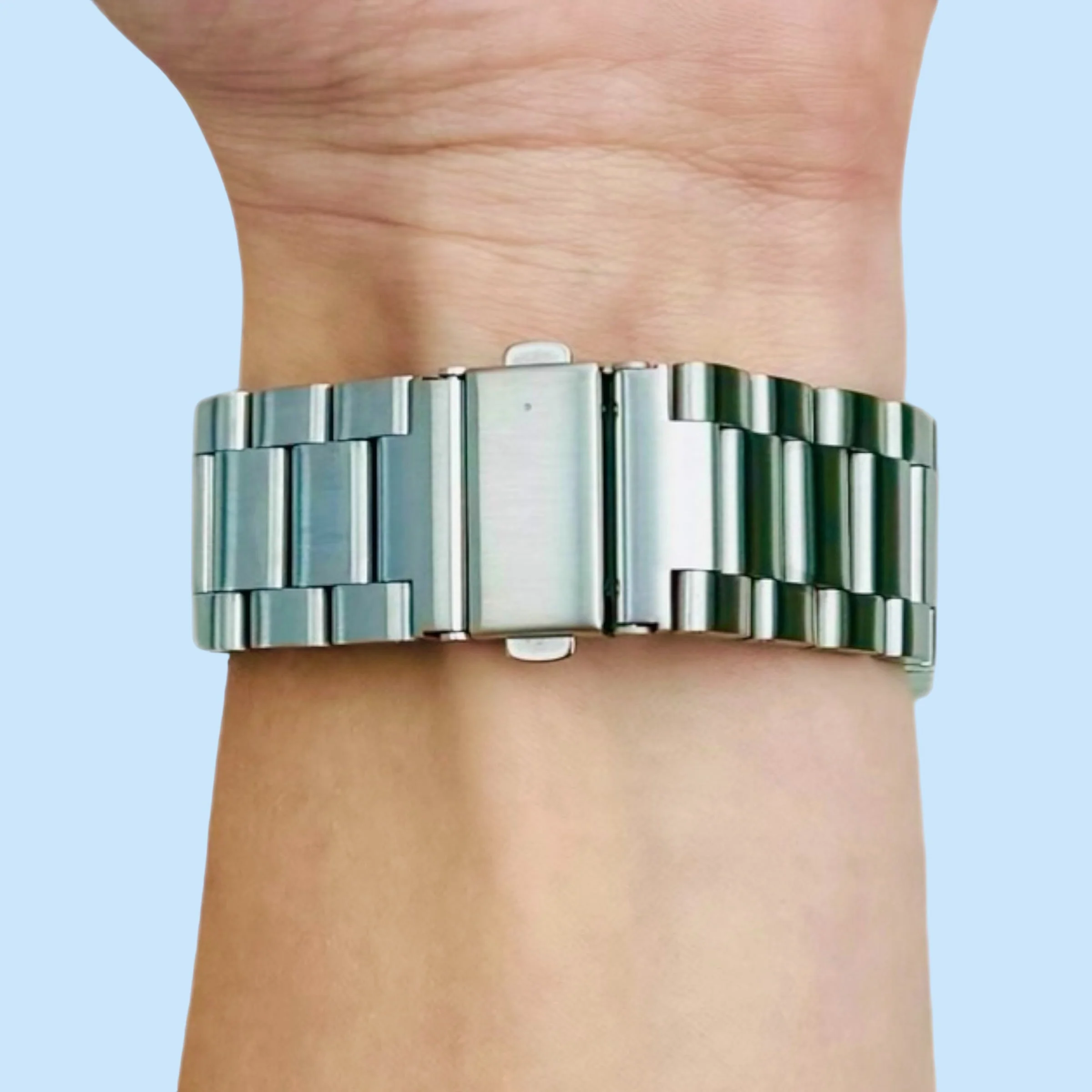 Universal Replacement Stainless Steel Link Metal Watch Straps - Image 26