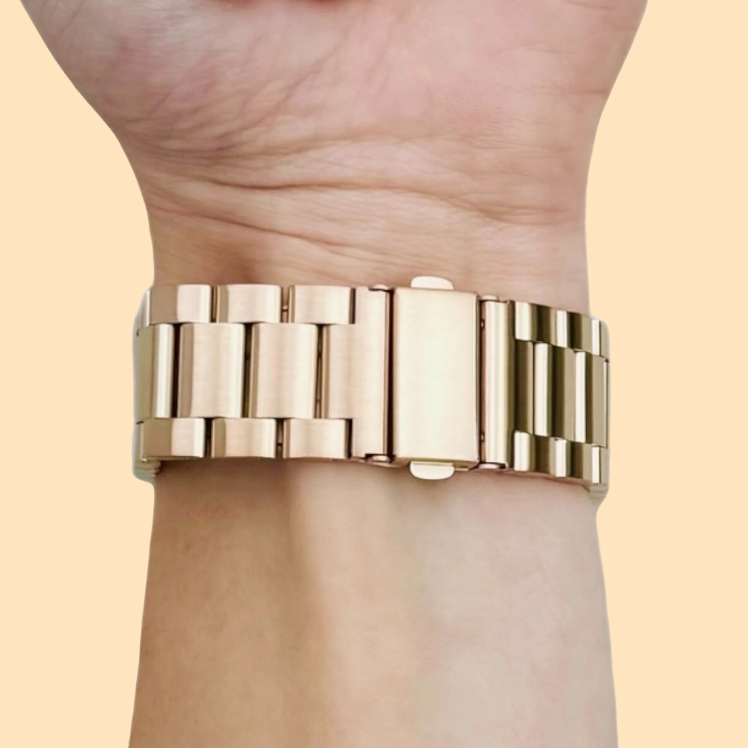 Universal Replacement Stainless Steel Link Metal Watch Straps - Image 28