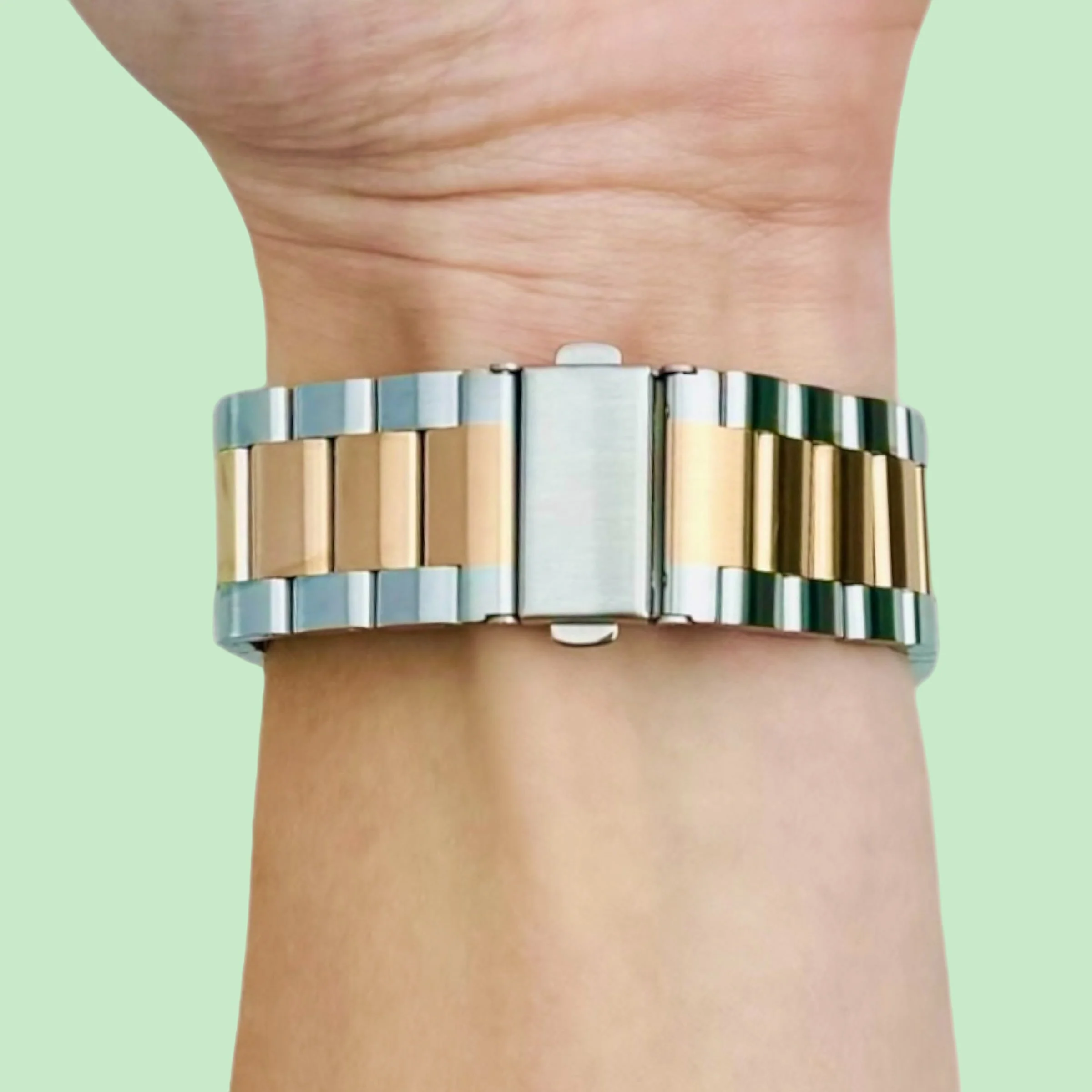 Universal Replacement Stainless Steel Link Metal Watch Straps - Image 30