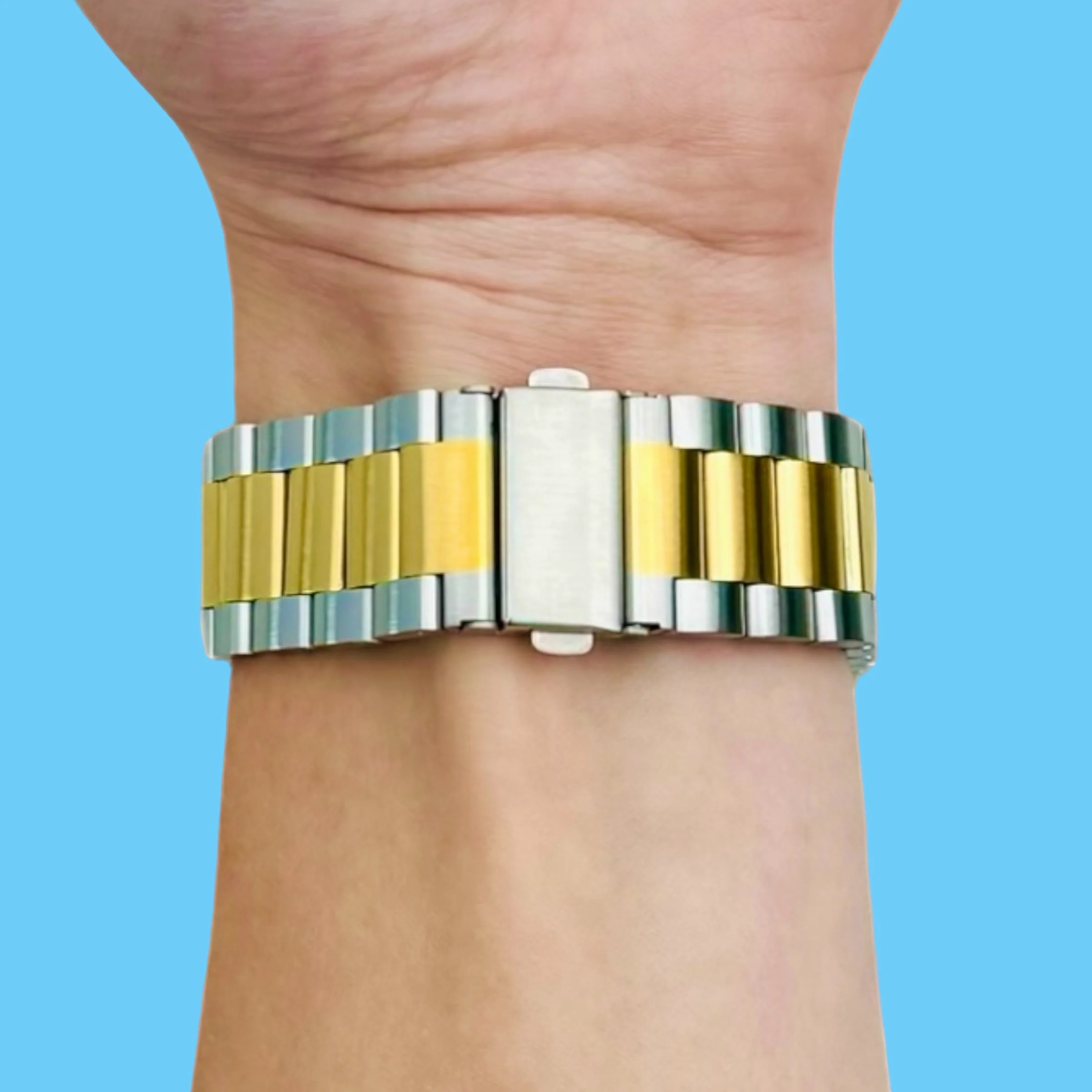Universal Replacement Stainless Steel Link Metal Watch Straps - Image 31