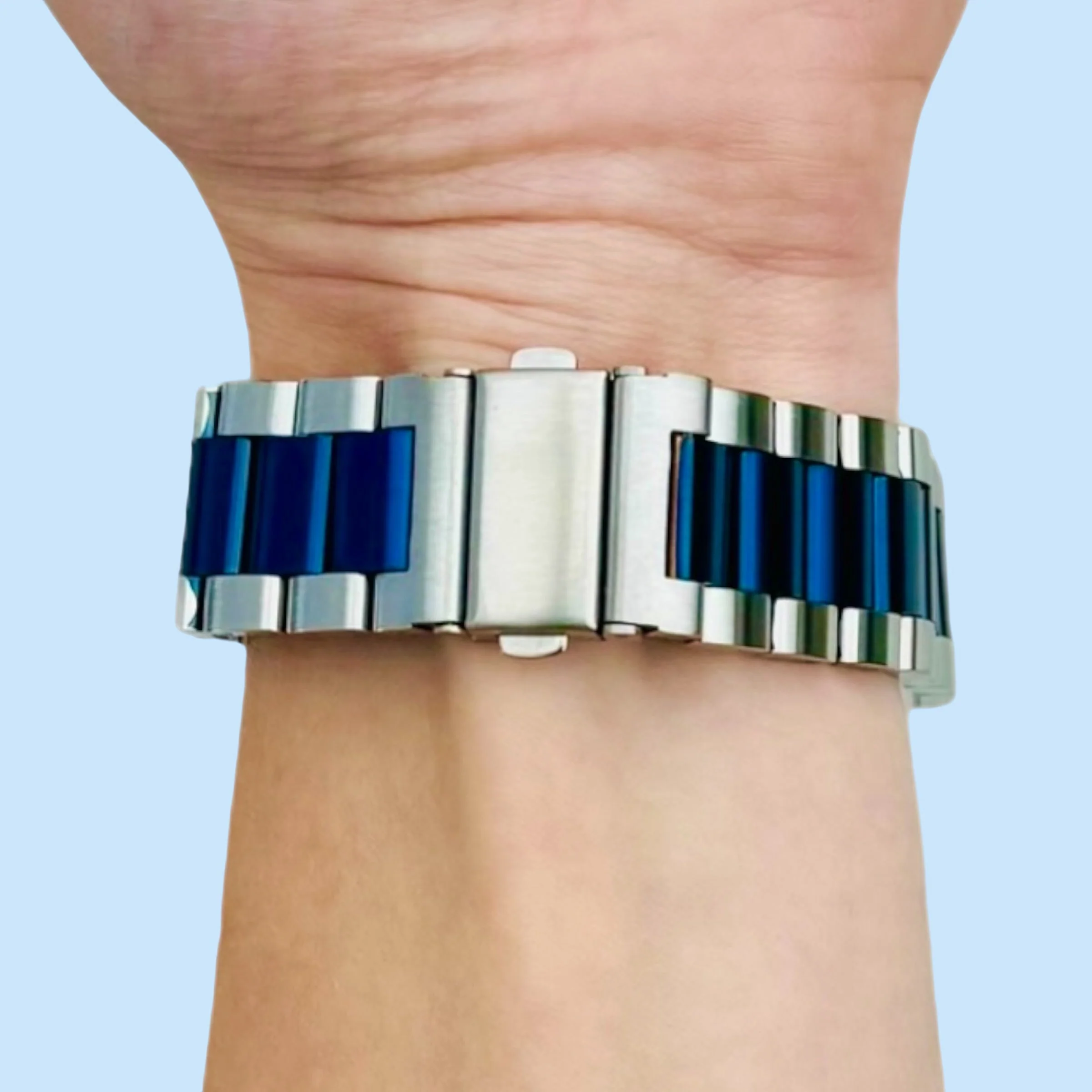 Universal Replacement Stainless Steel Link Metal Watch Straps - Image 32