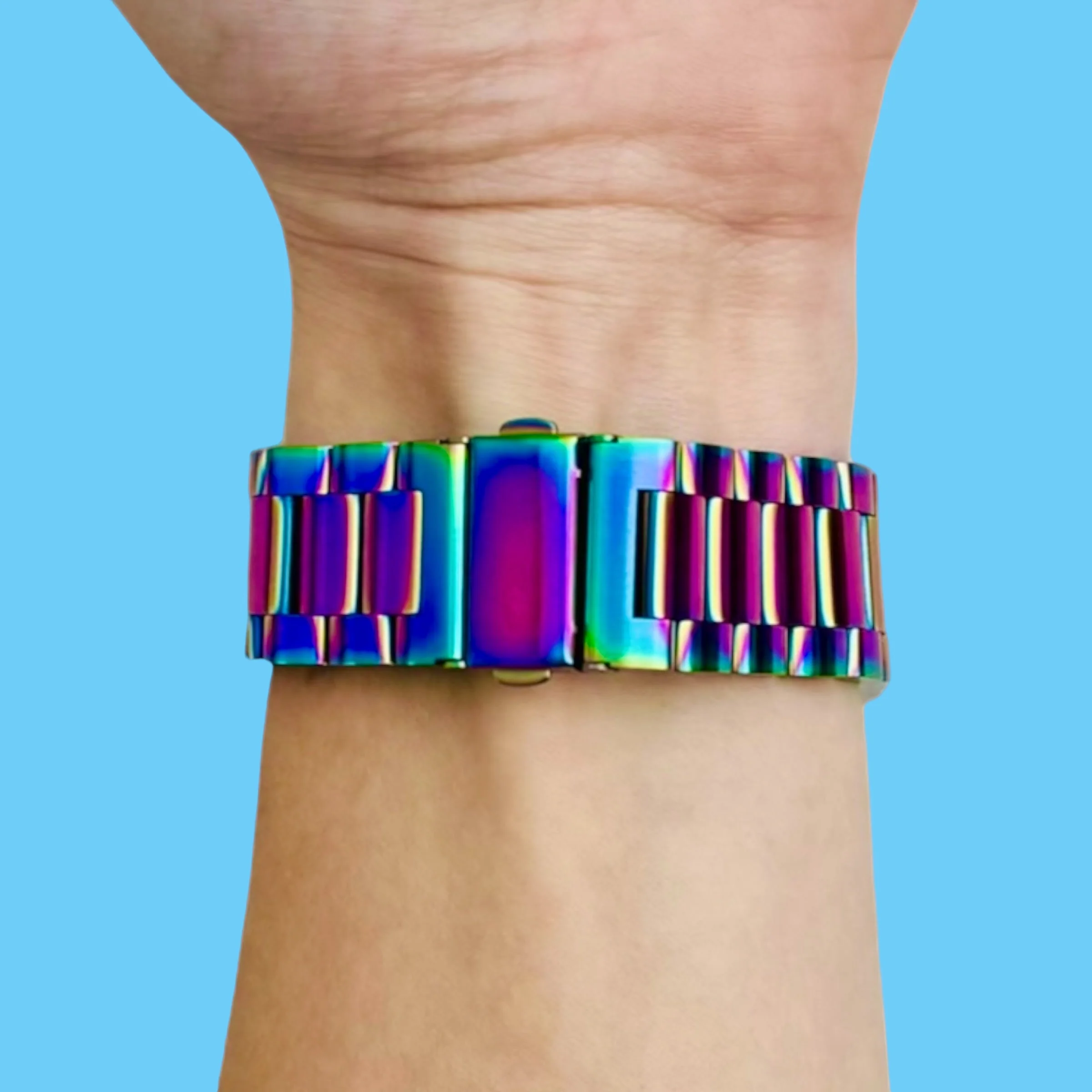 Universal Replacement Stainless Steel Link Metal Watch Straps - Image 37