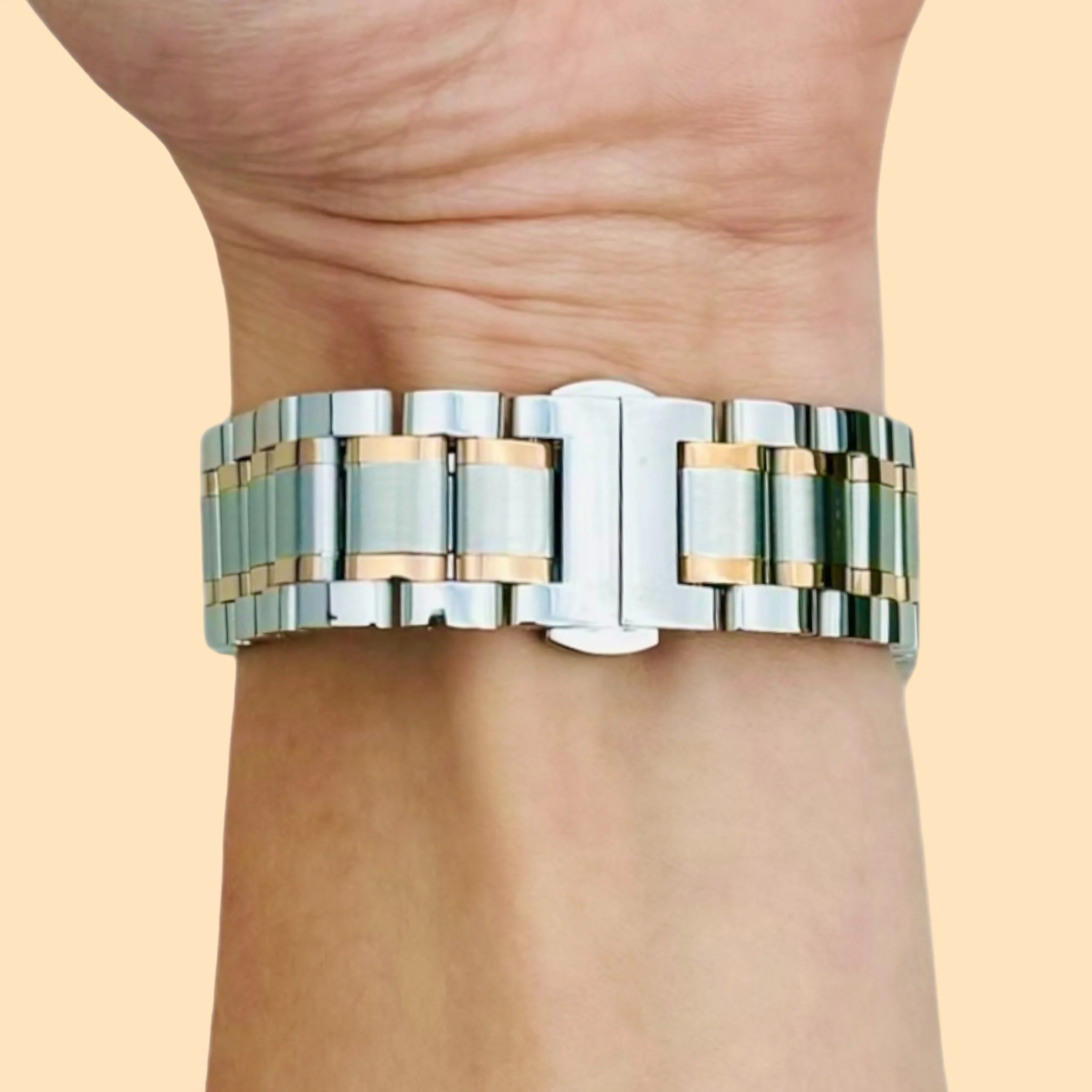 Universal Replacement Stainless Steel Link Metal Watch Straps - Image 39
