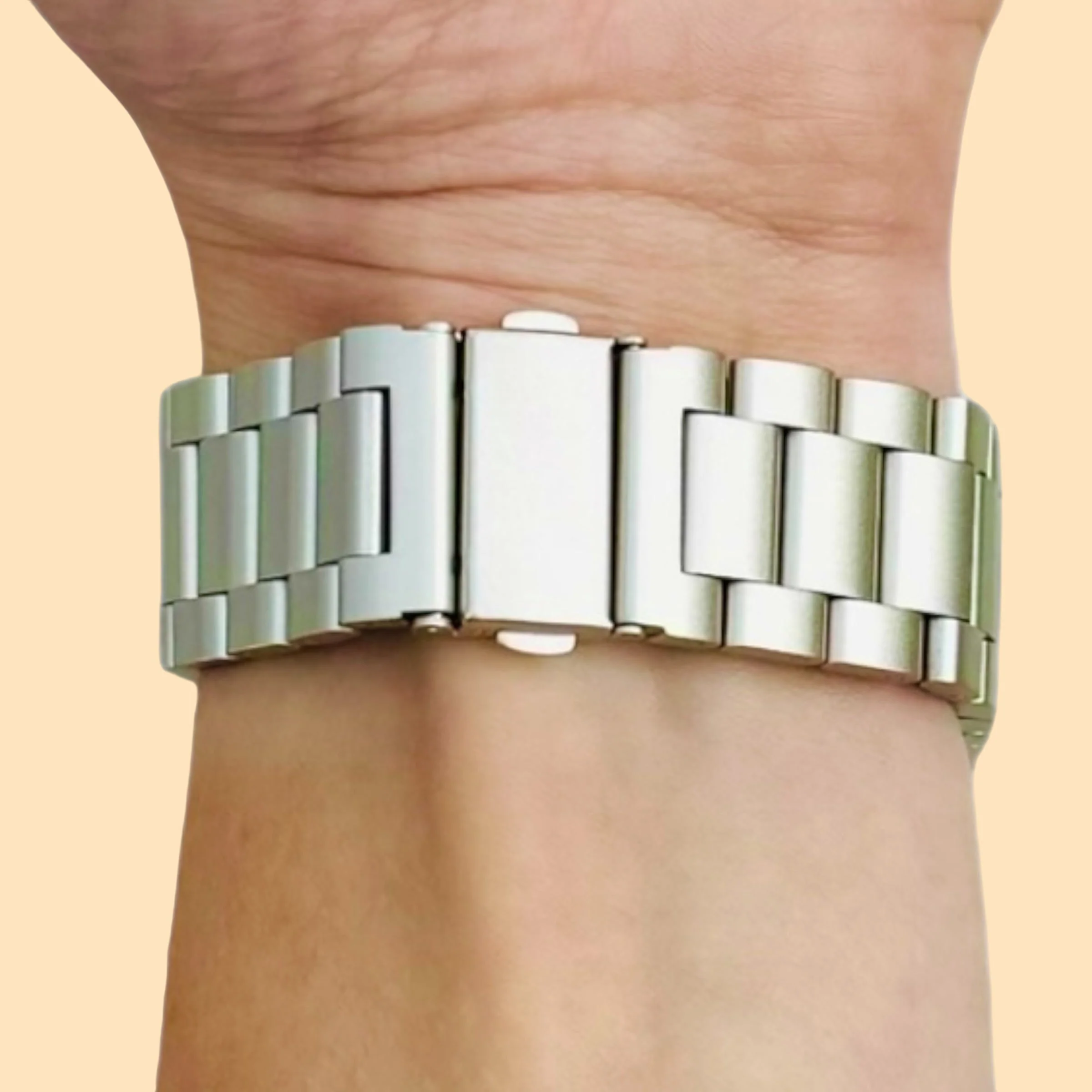 Universal Replacement Stainless Steel Link Metal Watch Straps - Image 40