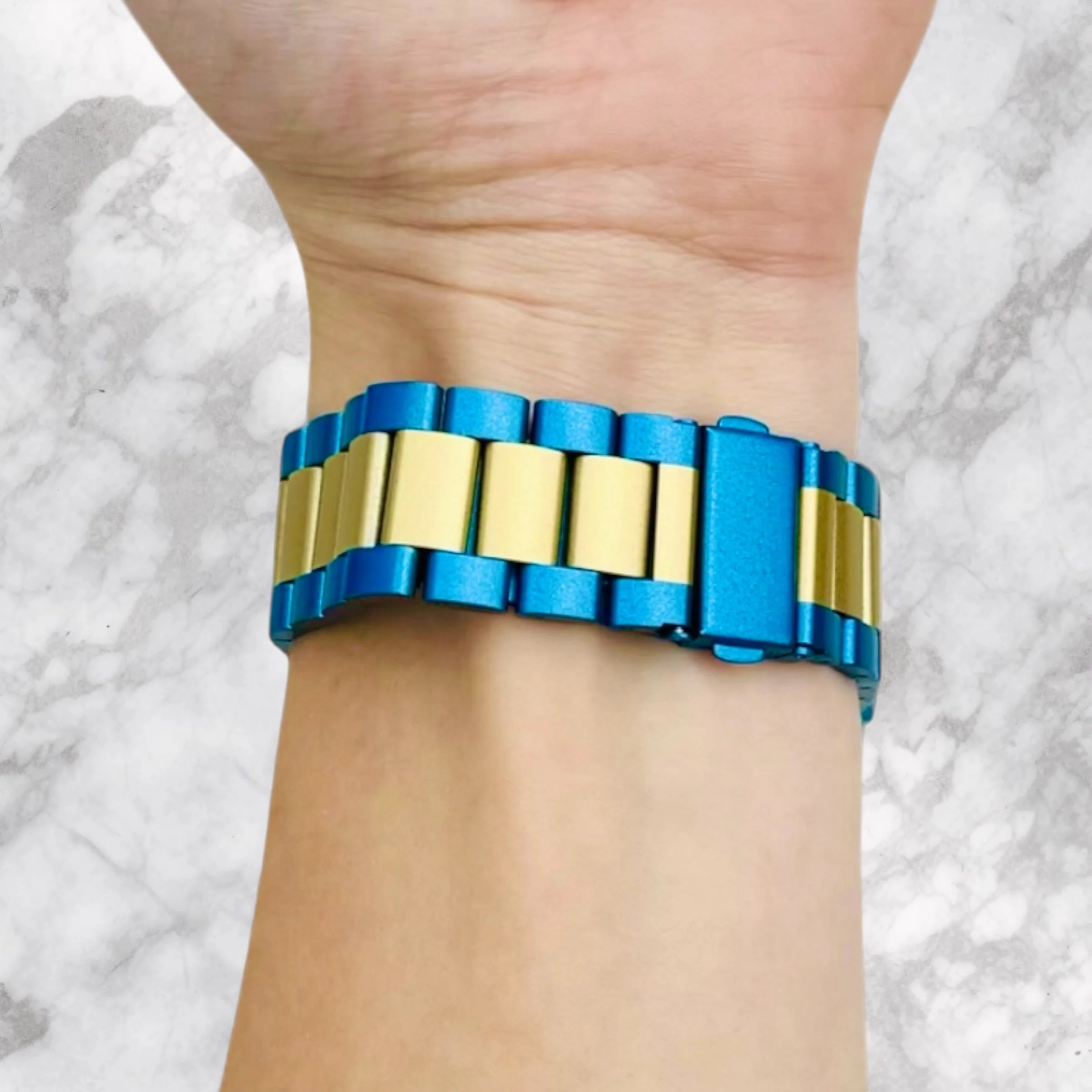 Universal Replacement Stainless Steel Link Metal Watch Straps - Image 48