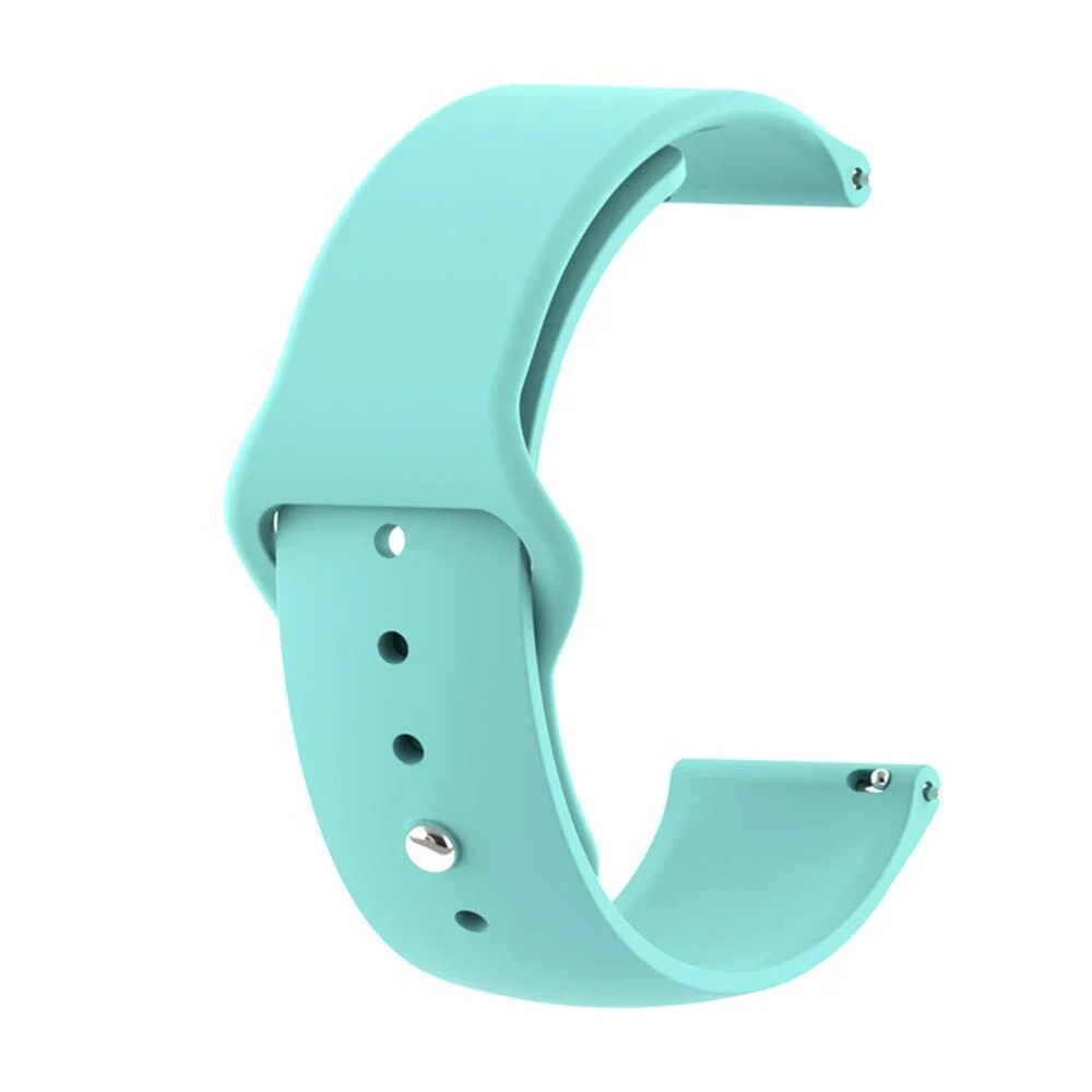 Universal Silicone Button Style Watch Straps Compatible with Most Watches - Image 14