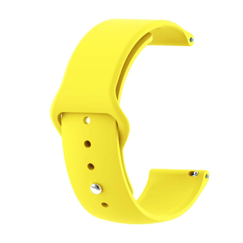 Universal Silicone Button Style Watch Straps Compatible with Most Watches - Image 16