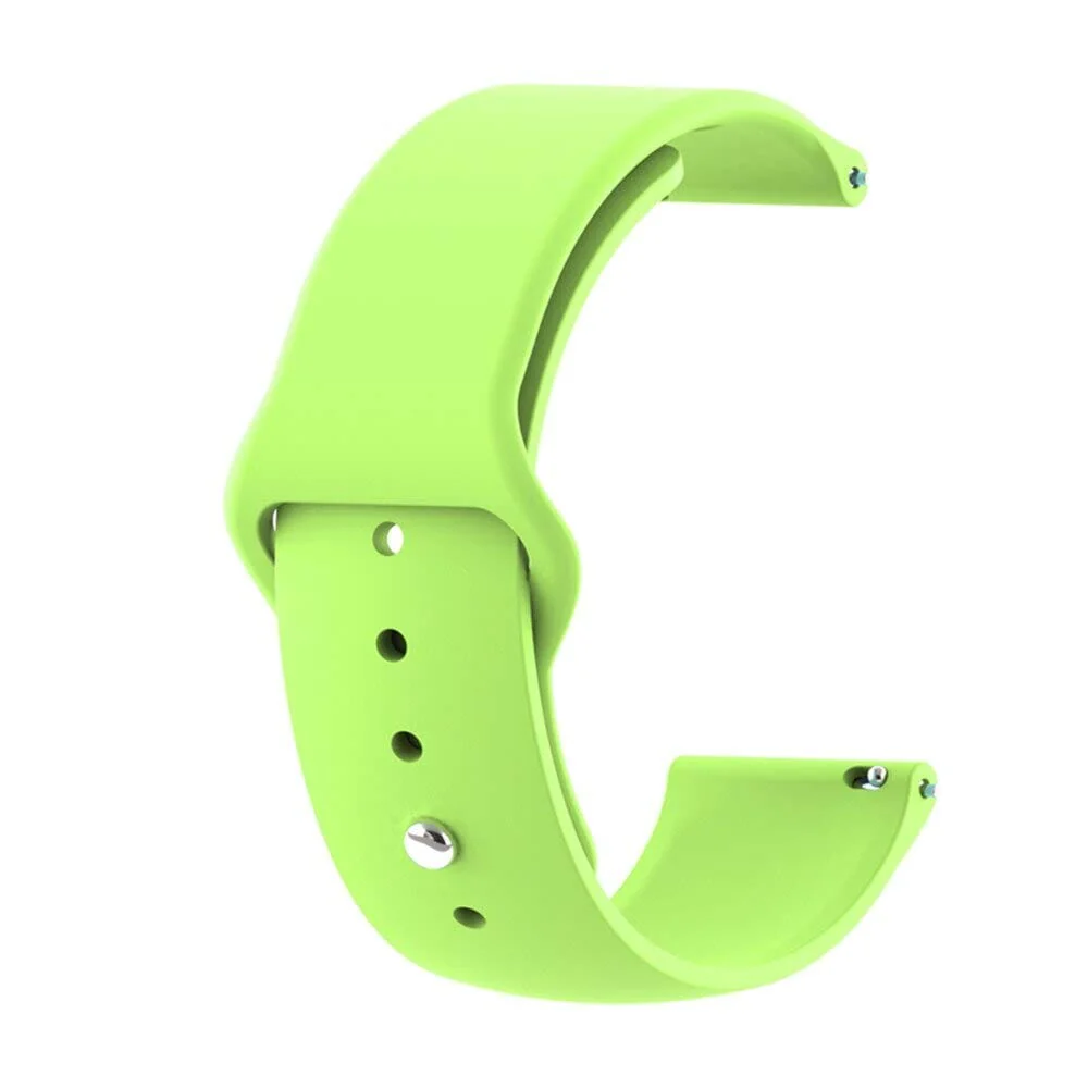 Universal Silicone Button Style Watch Straps Compatible with Most Watches - Image 6