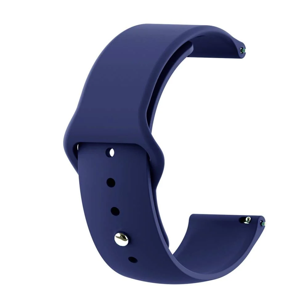 Universal Silicone Button Style Watch Straps Compatible with Most Watches - Image 8
