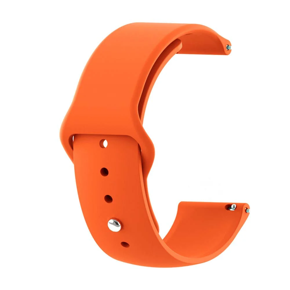 Universal Silicone Button Style Watch Straps Compatible with Most Watches - Image 9