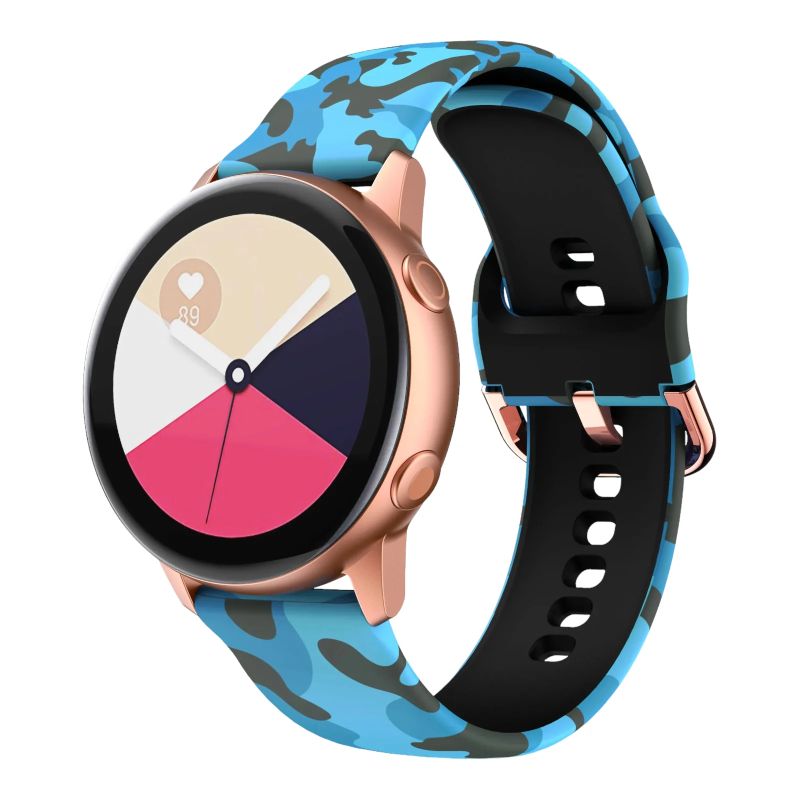 Silicone Pattern Watch Straps compatible with the Garmin Vivoactive 4 - Image 50