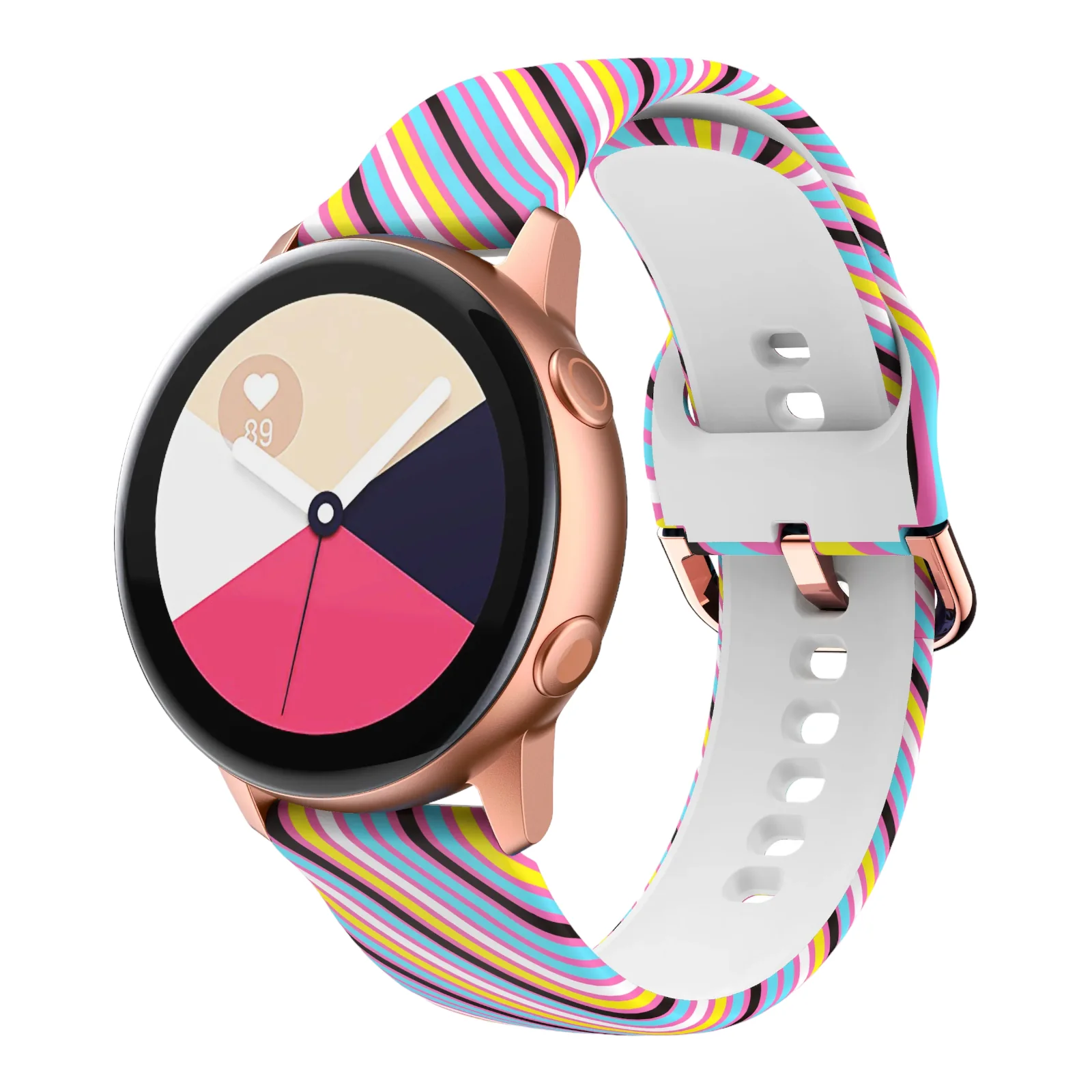 Silicone Pattern Watch Straps compatible with the Garmin Vivoactive 4 - Image 55