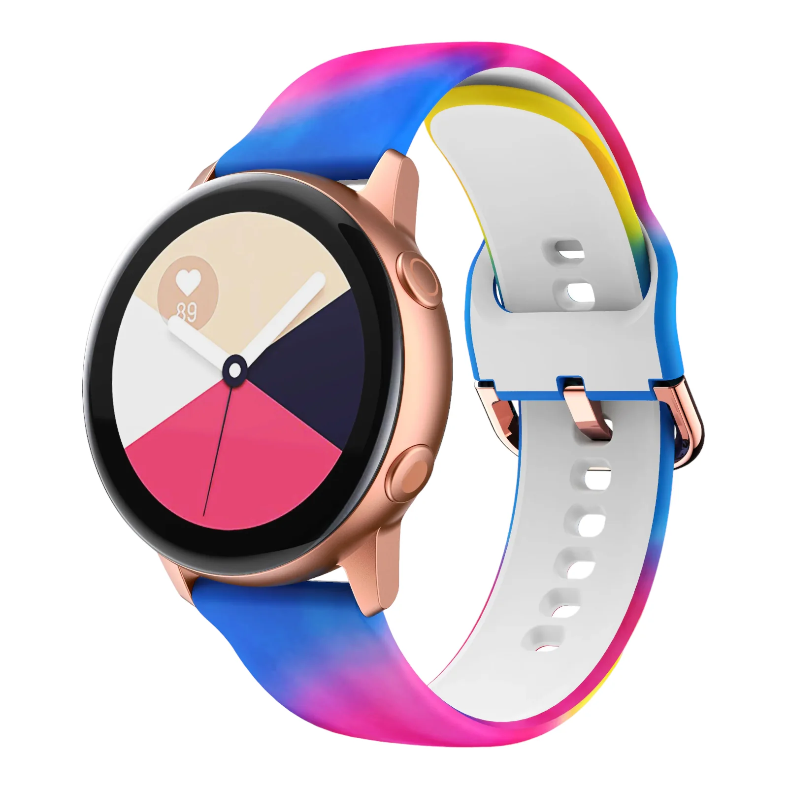 Silicone Pattern Watch Straps compatible with the Garmin Vivoactive 4 - Image 56