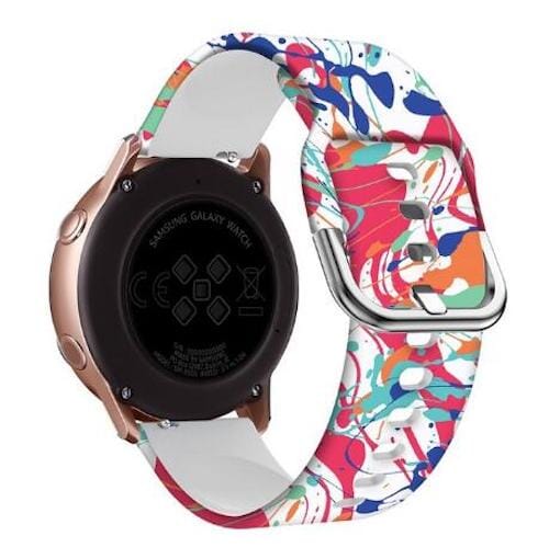 Silicone Pattern Watch Straps compatible with the Garmin Vivoactive 4 - Image 12