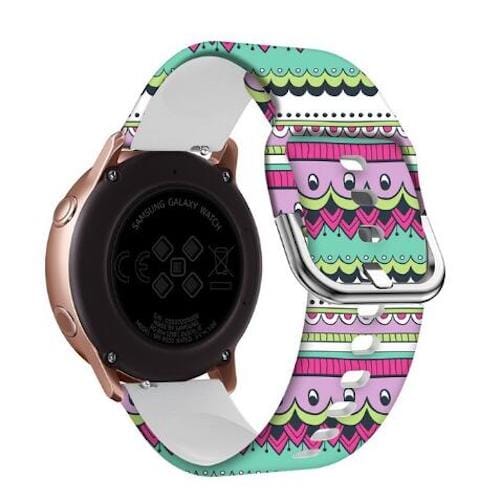 Silicone Pattern Watch Straps compatible with the Garmin Vivoactive 4 - Image 15