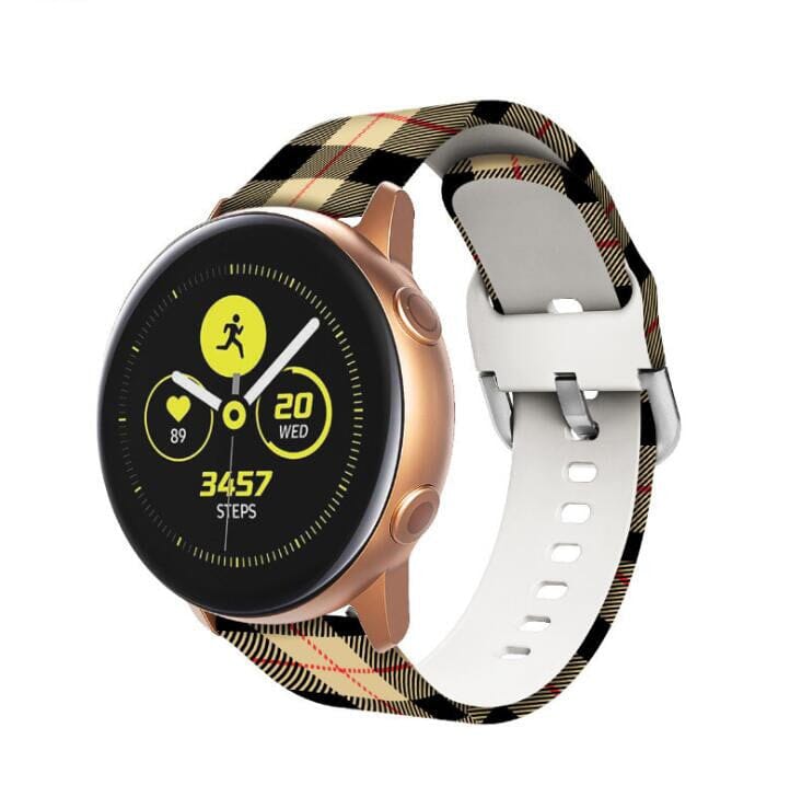 Silicone Pattern Watch Straps compatible with the Garmin Vivoactive 4 - Image 18