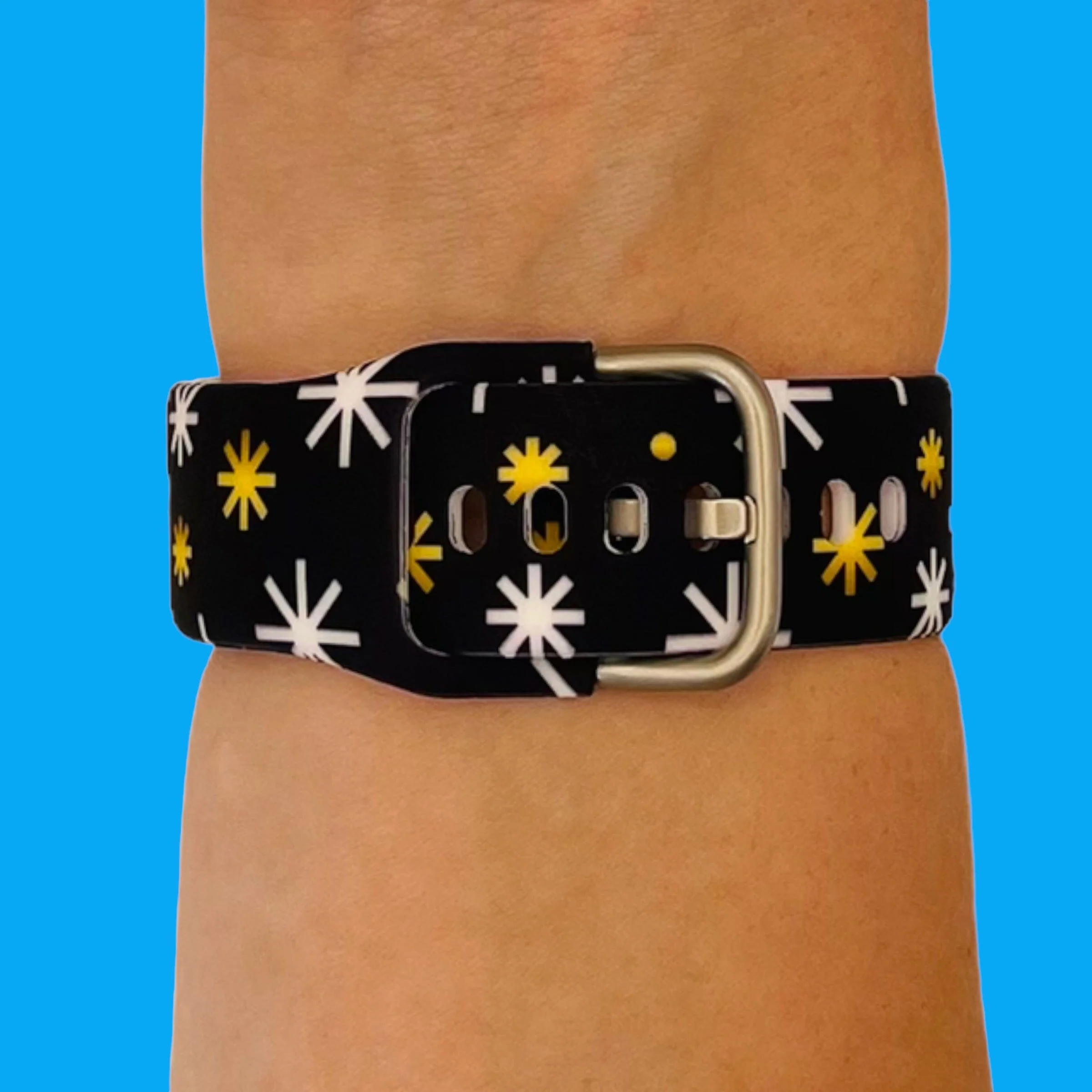 Silicone Pattern Watch Straps compatible with the Garmin Vivoactive 4 - Image 20