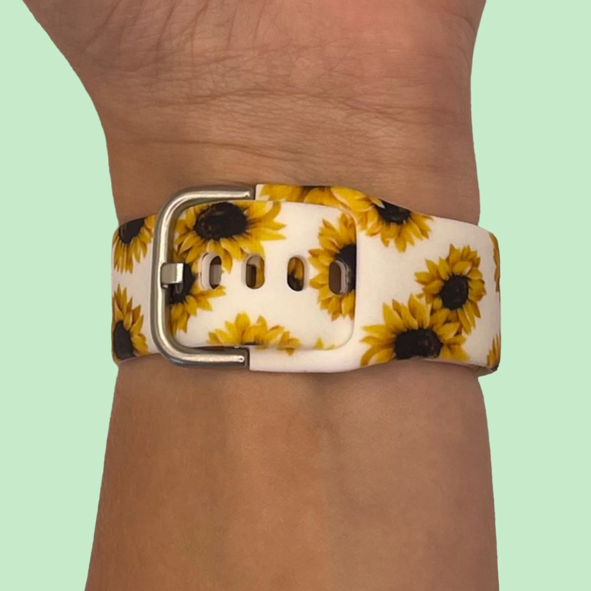 Silicone Pattern Watch Straps compatible with the Garmin Vivoactive 4 - Image 23