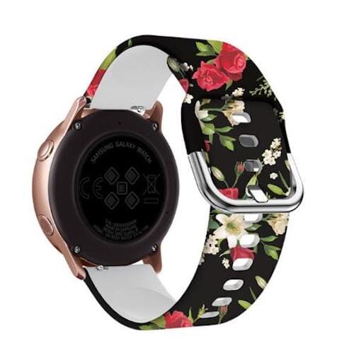 Silicone Pattern Watch Straps compatible with the Garmin Vivoactive 4 - Image 5