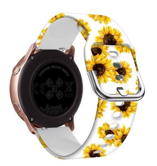 Silicone Pattern Watch Straps compatible with the Garmin Vivoactive 4 - Image 7