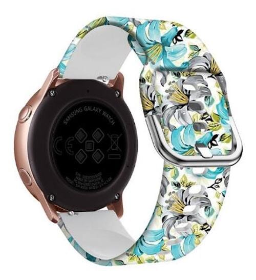 Silicone Pattern Watch Straps compatible with the Garmin Vivoactive 4 - Image 8