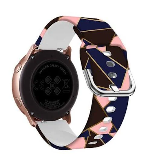 Silicone Pattern Watch Straps compatible with the Garmin Vivoactive 4 - Image 9