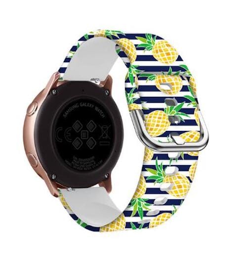Silicone Pattern Watch Straps compatible with the Garmin Vivoactive 4 - Image 10