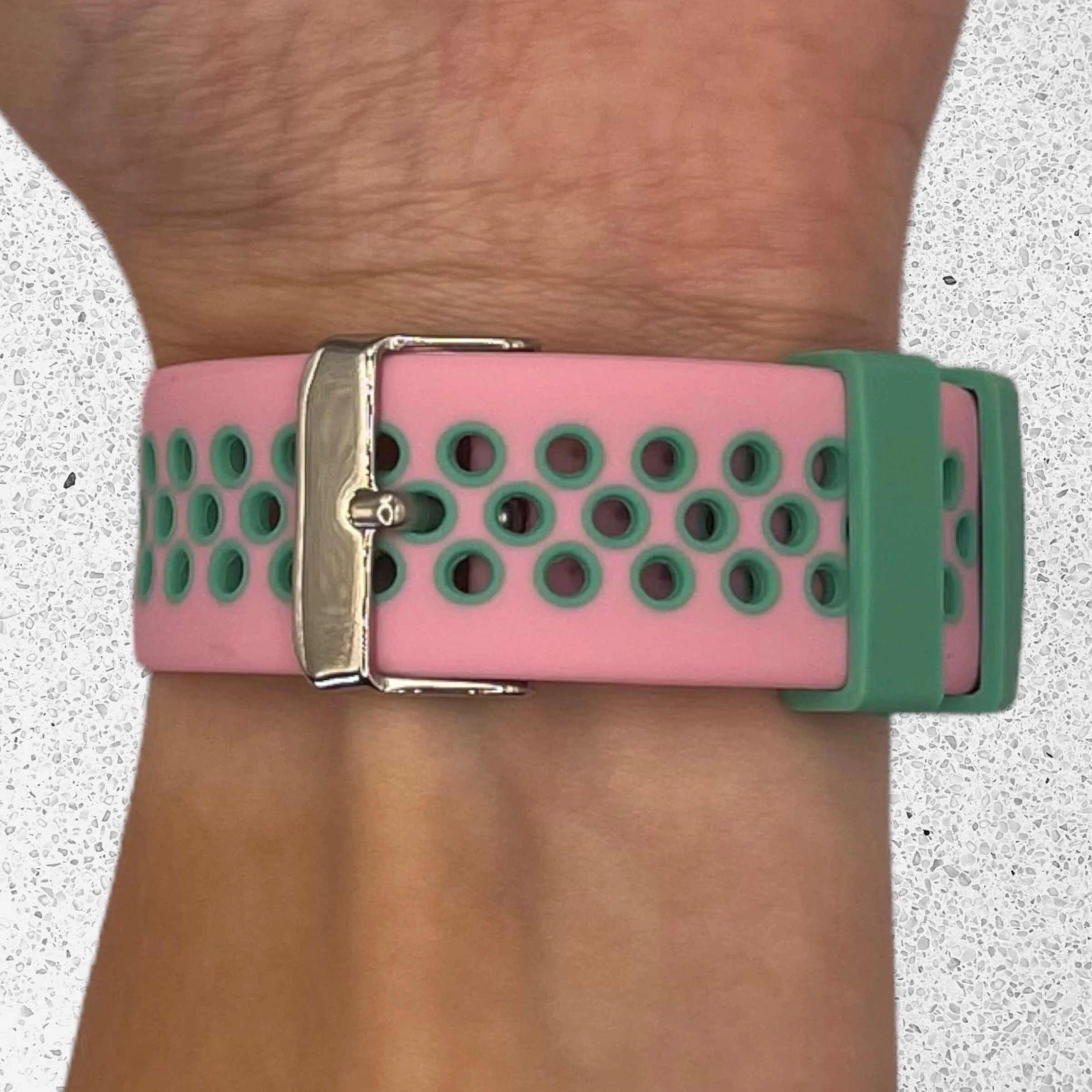 Silicone Sports Watch Straps Compatible with the Garmin Vivoactive 4s - Image 21